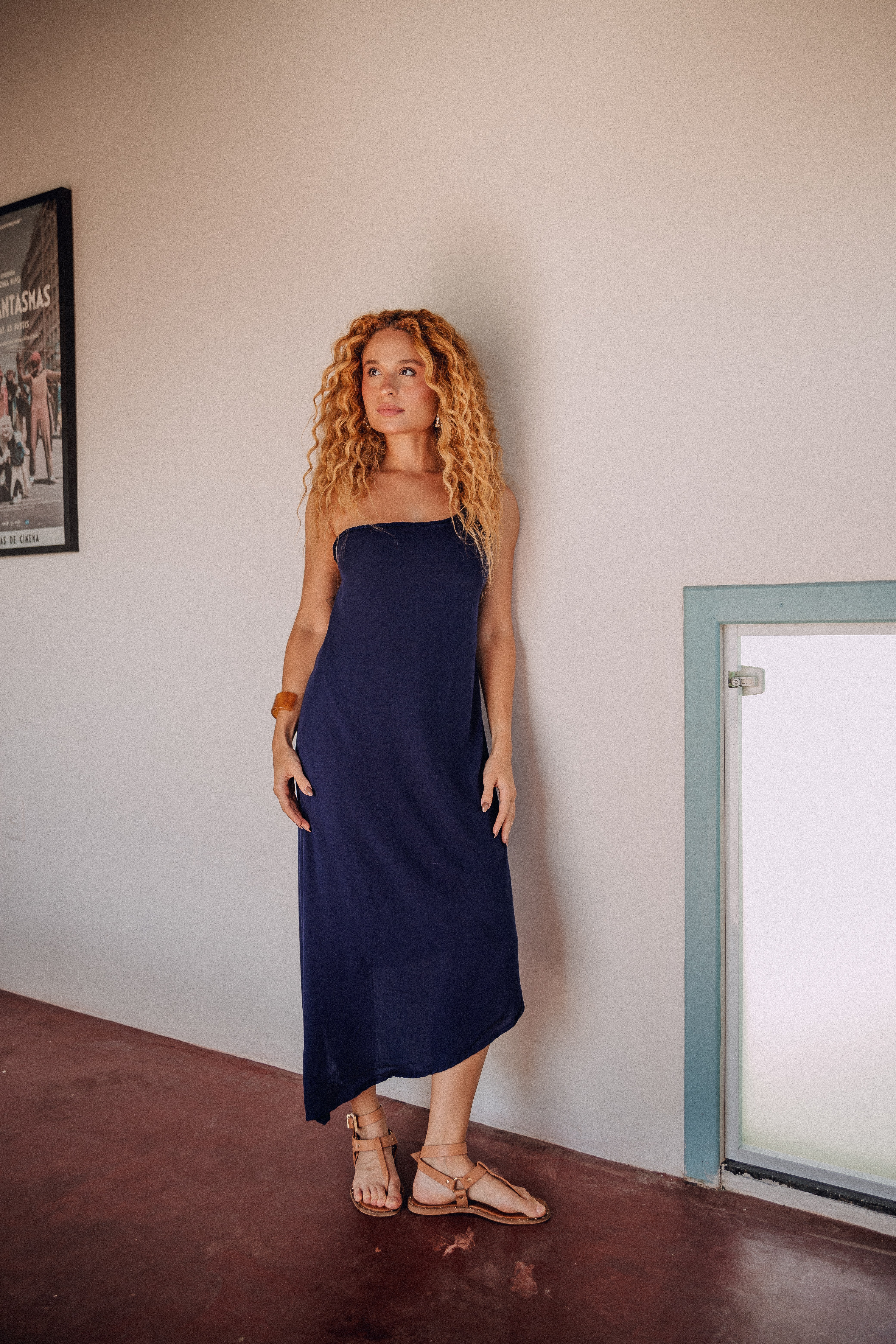 Vestido Afrodite Azul