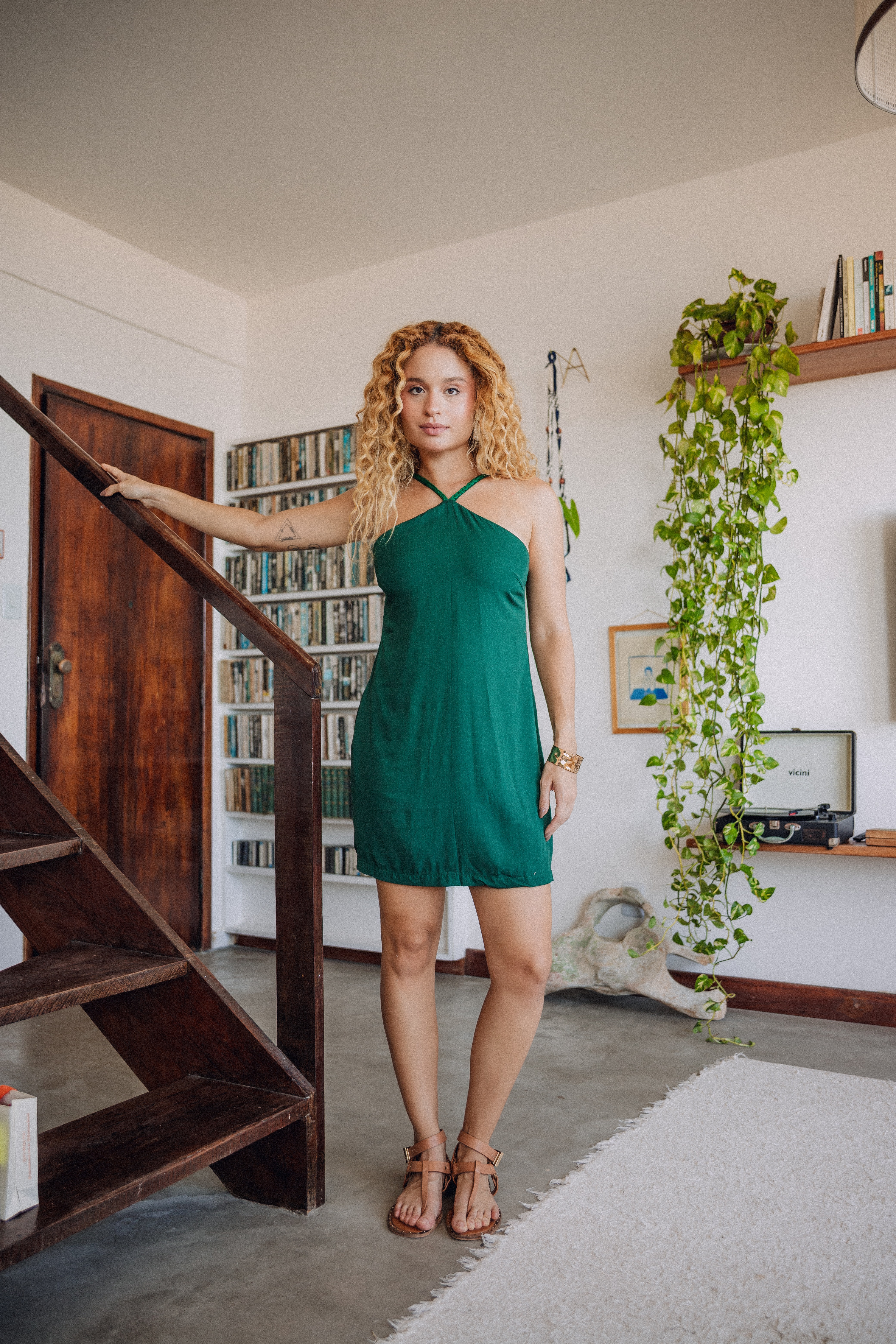 Vestido Celine Verde