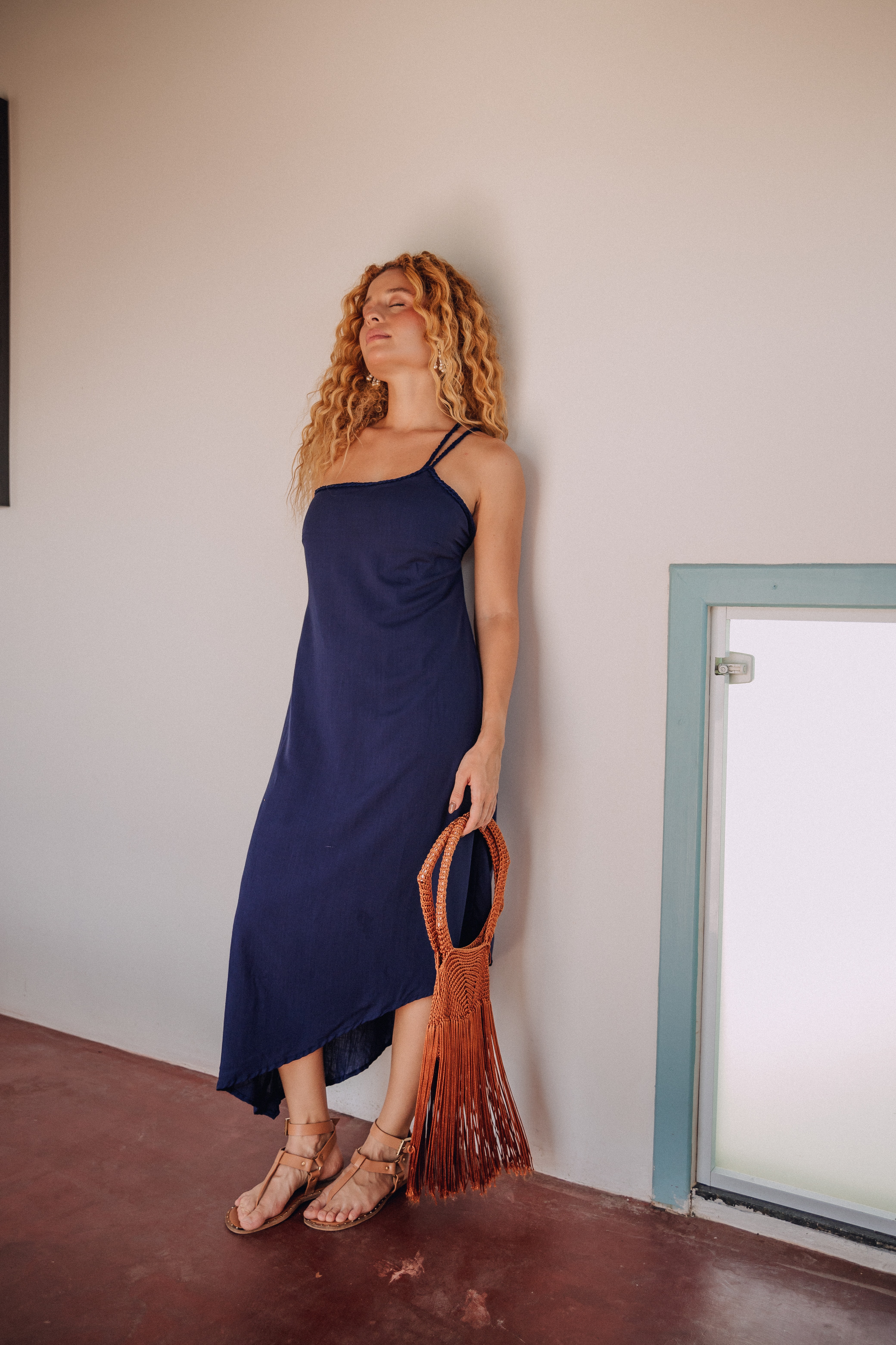 Vestido Afrodite Azul