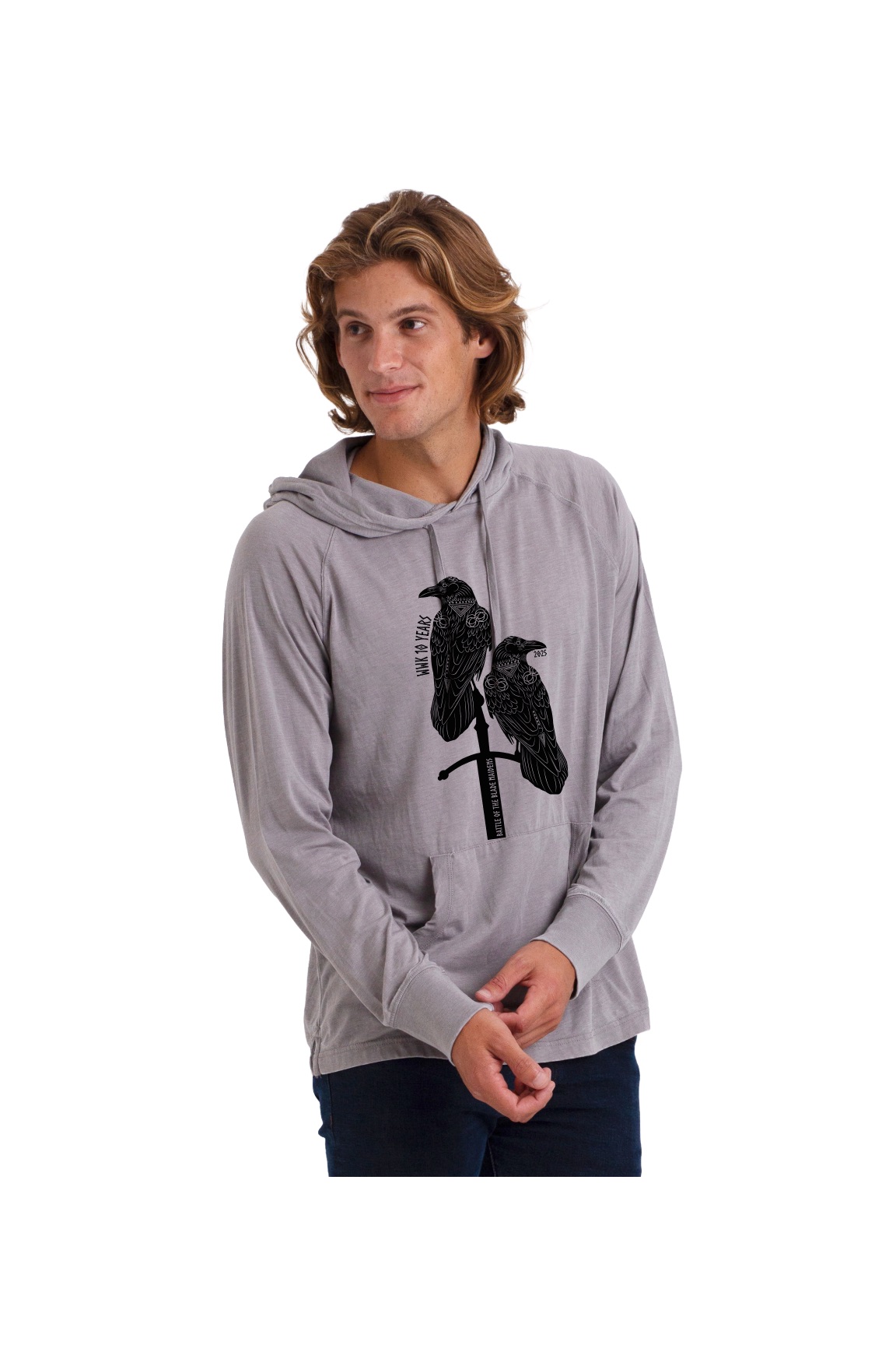 LAST ONE! Vintage Jersey Hoodie - BOBM Logo 2025