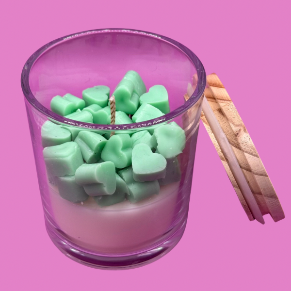 Heart-Shaped Soy Candle