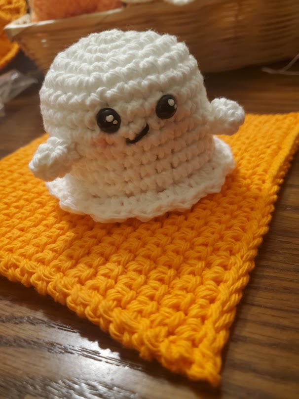 Handmade Crochet Ghost Plush