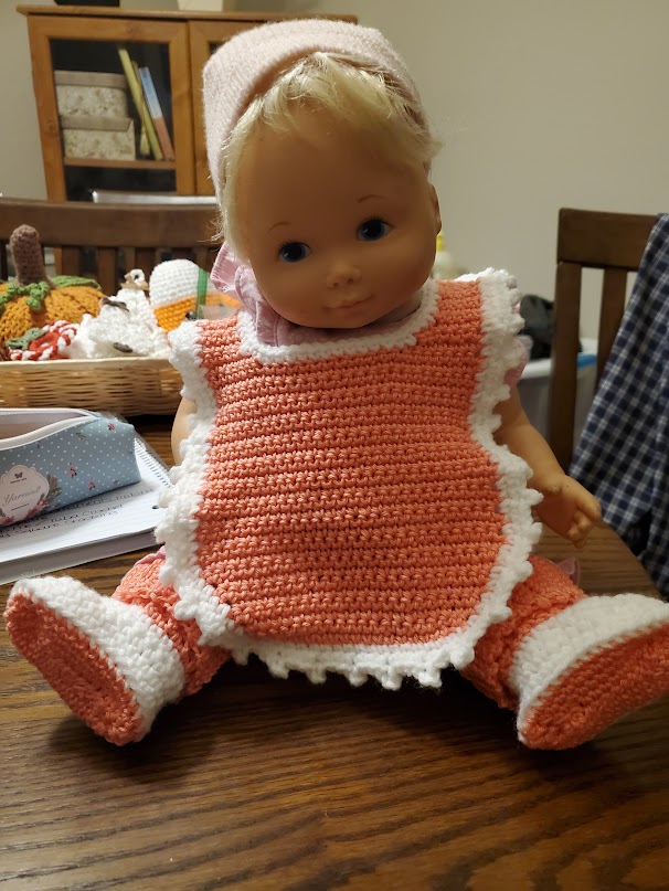Baby's first bib and booties