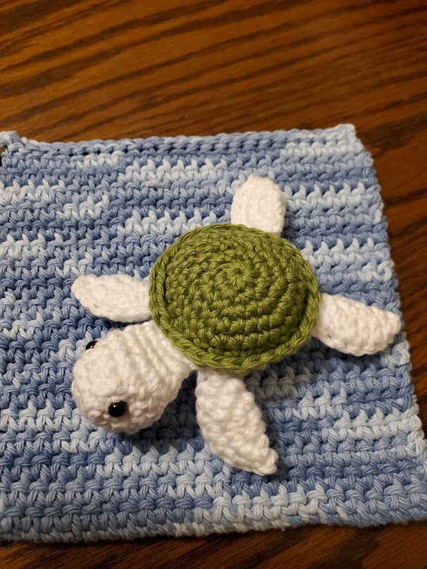 Handmade Crochet Sea Turtle