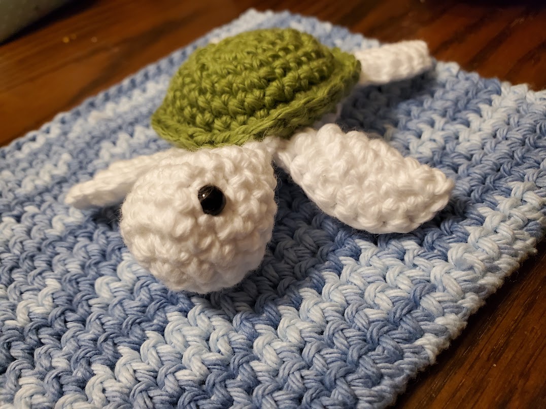 Handmade Crochet Sea Turtle