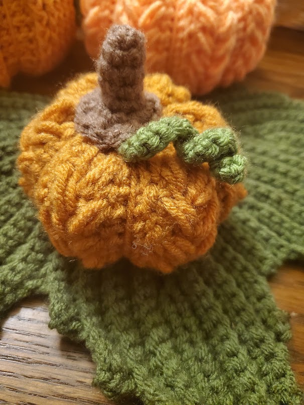 Handmade Knitted Pumpkin
