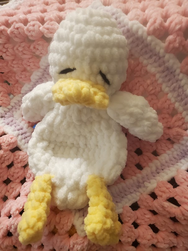 Handmade Plush Duck Lovey