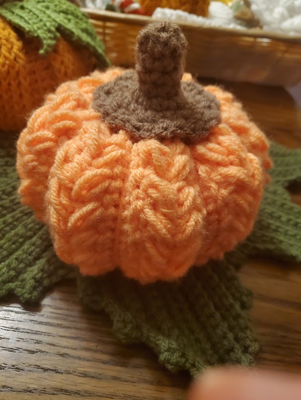 Handmade Knitted Pumpkin