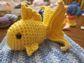 Handmade Crochet Fancy Goldfish