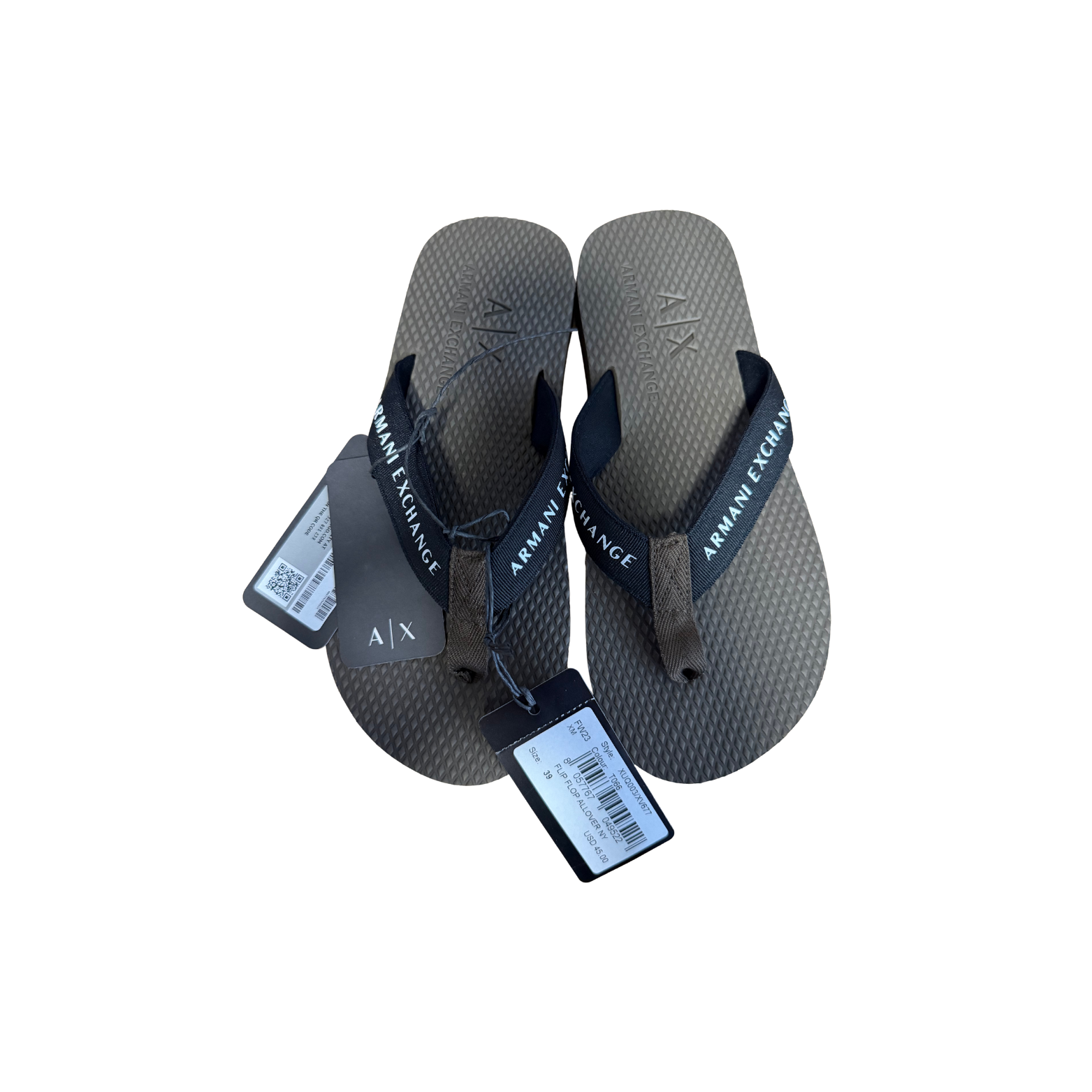 Armani Exchange Flip Flops 6.5 US