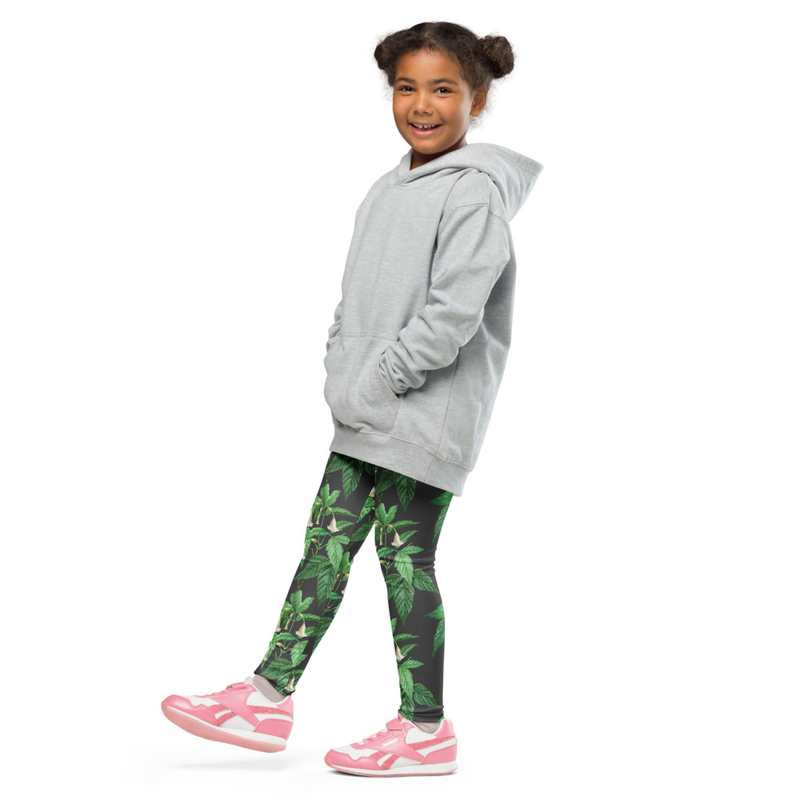 Botanical Print Kid's Leggings