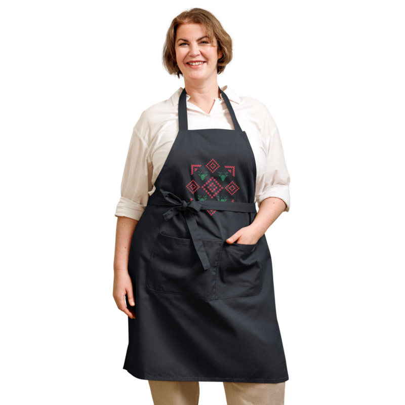 Christmas organic cotton apron