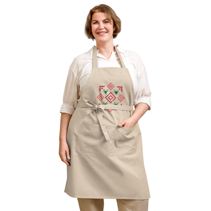 Christmas organic cotton apron