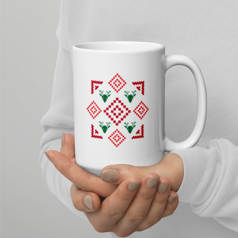 White Christmas Mug