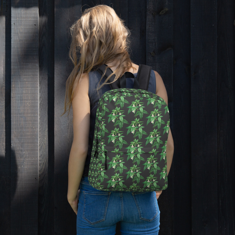 Botanical print backpack