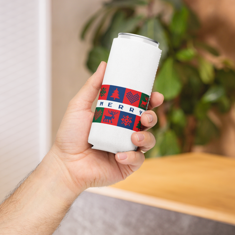 Christmas can cooler