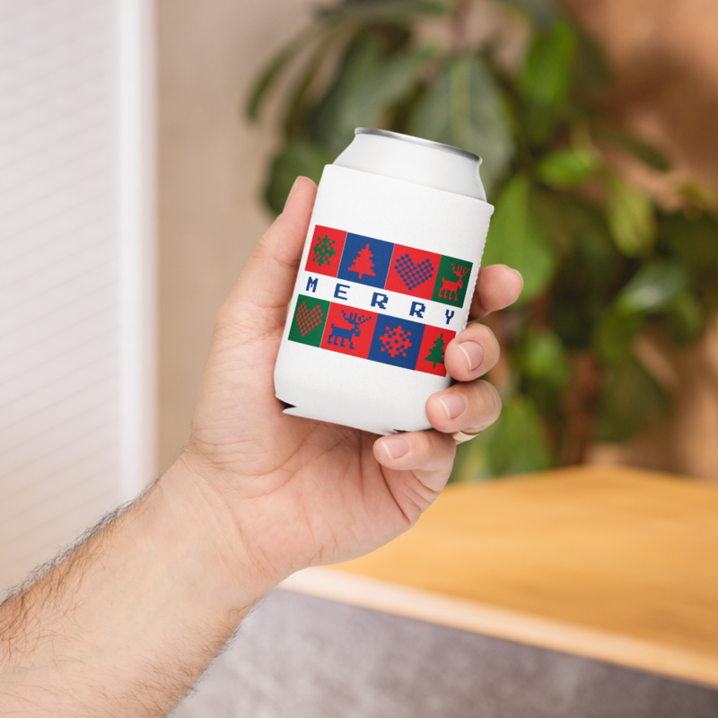 Christmas can cooler