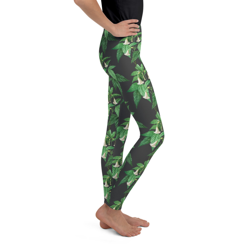 Botanical Print Youth Leggings