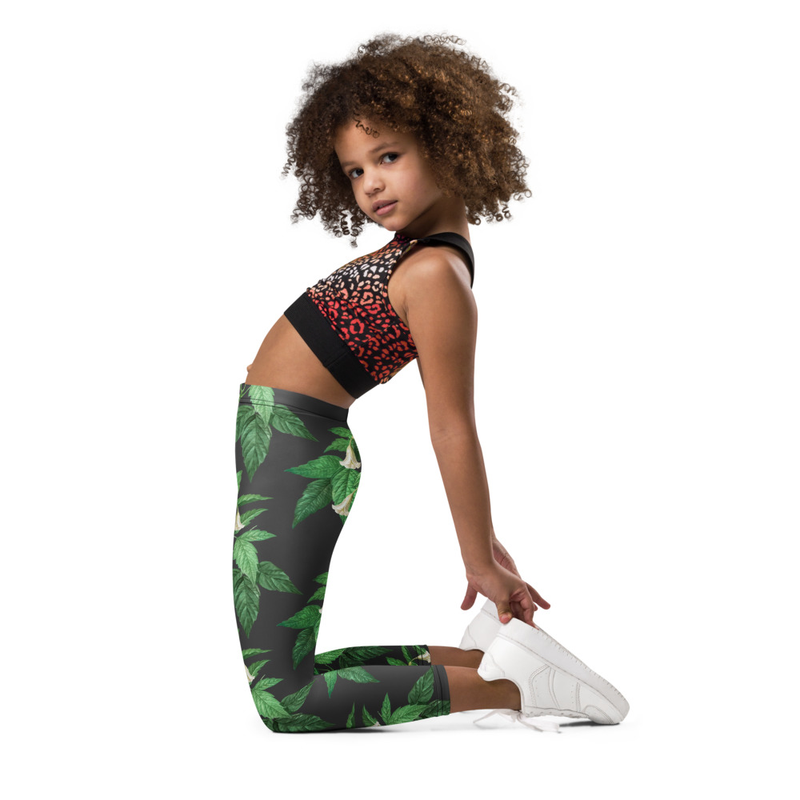Botanical Print Kid's Leggings
