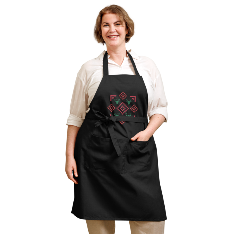 Christmas organic cotton apron
