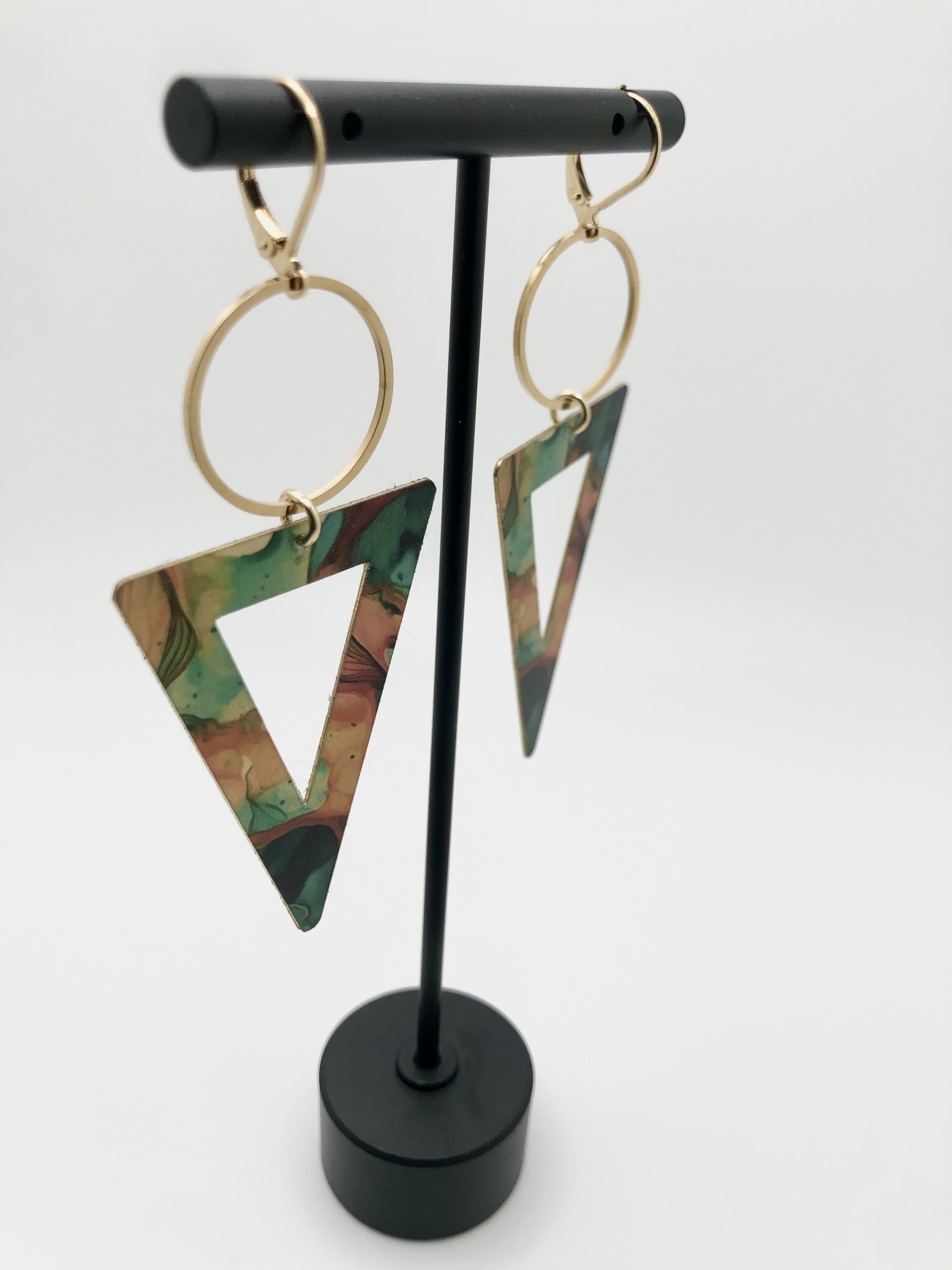 Triangle Abstract Earrings