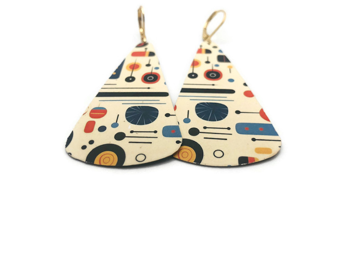 Geometric Pattern Earrings