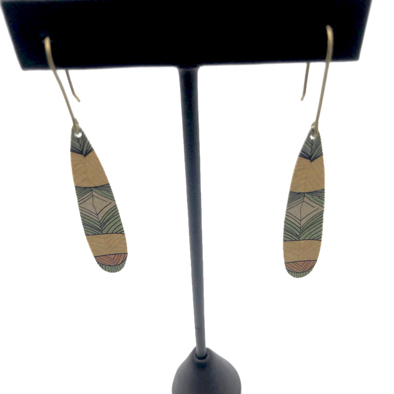 Elongated Drop Earrings