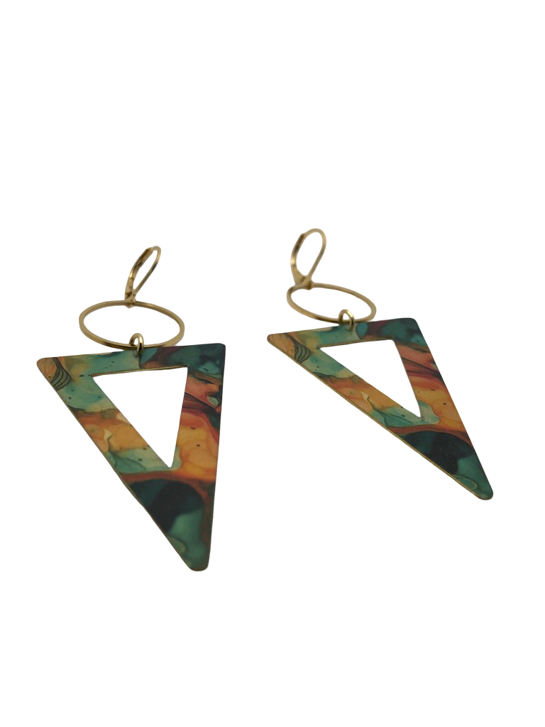Triangle Abstract Earrings