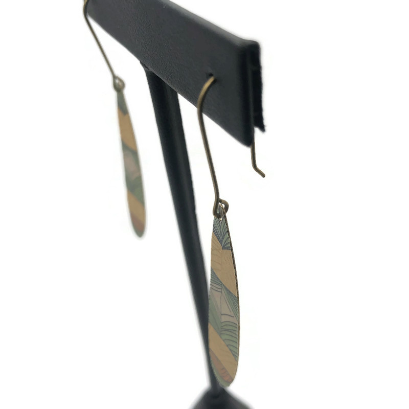 Elongated Drop Earrings