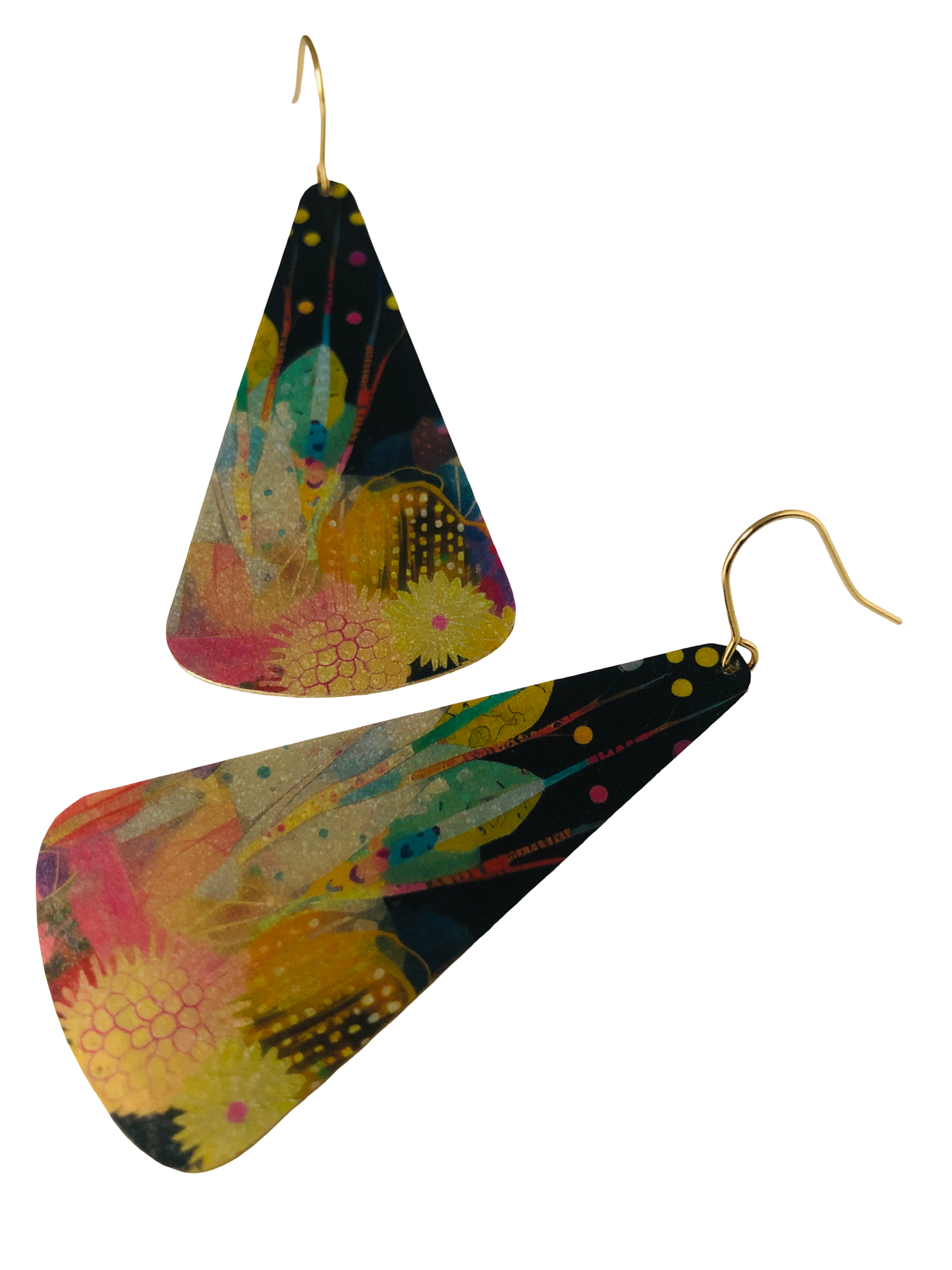 Colorful Art-Inspired Earrings