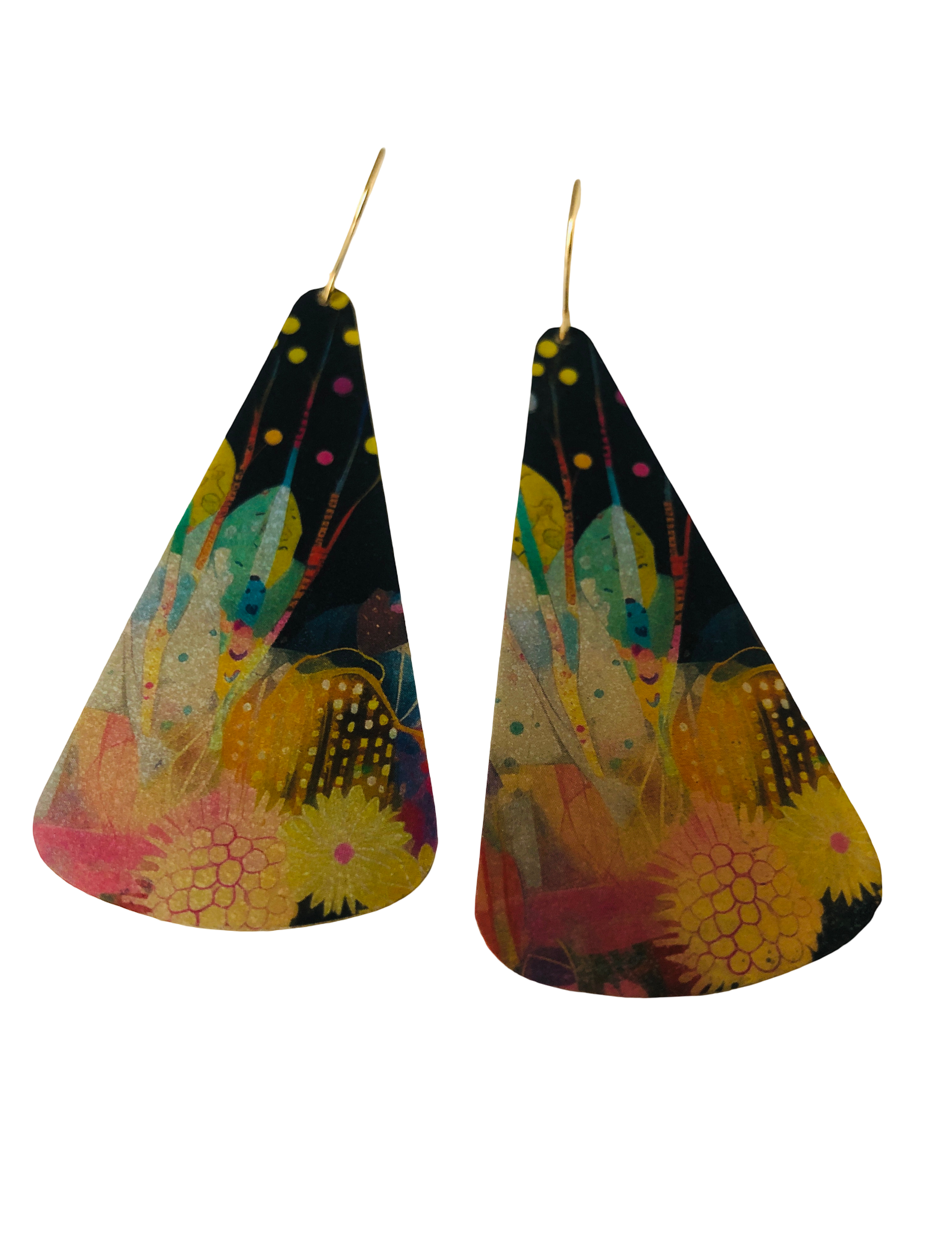 Colorful Art-Inspired Earrings