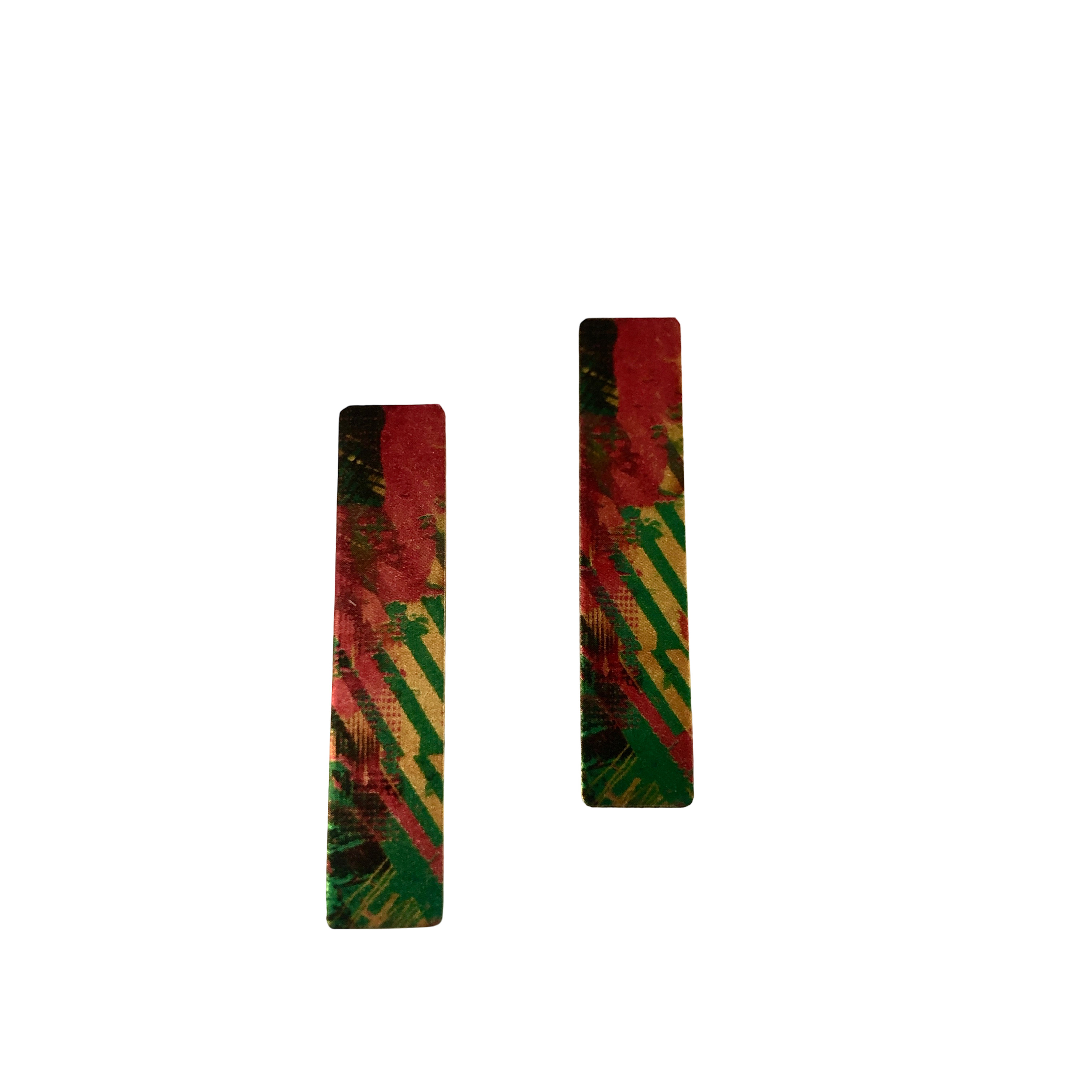 Colorful Abstract Post Earrings