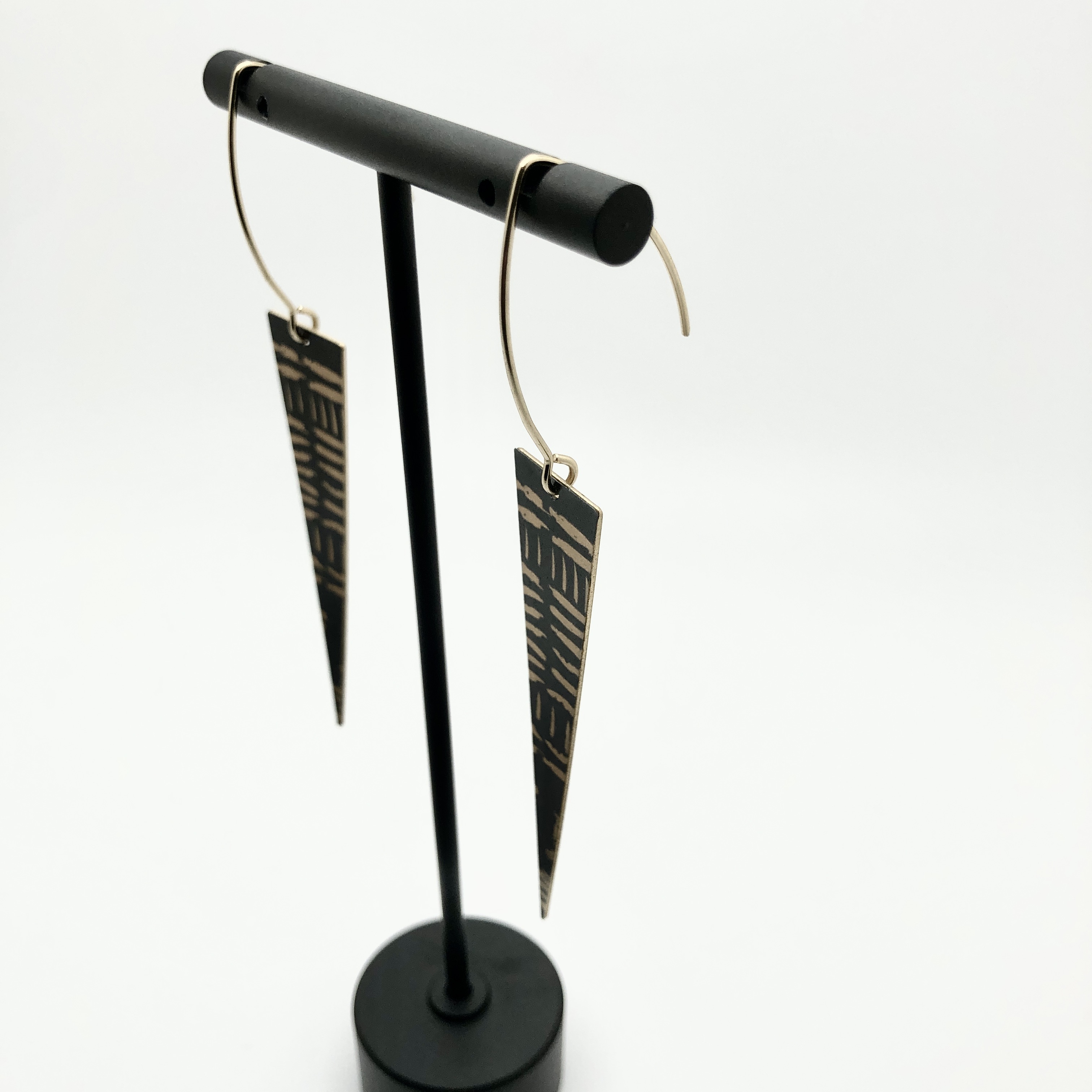 Line Patterned Earrings