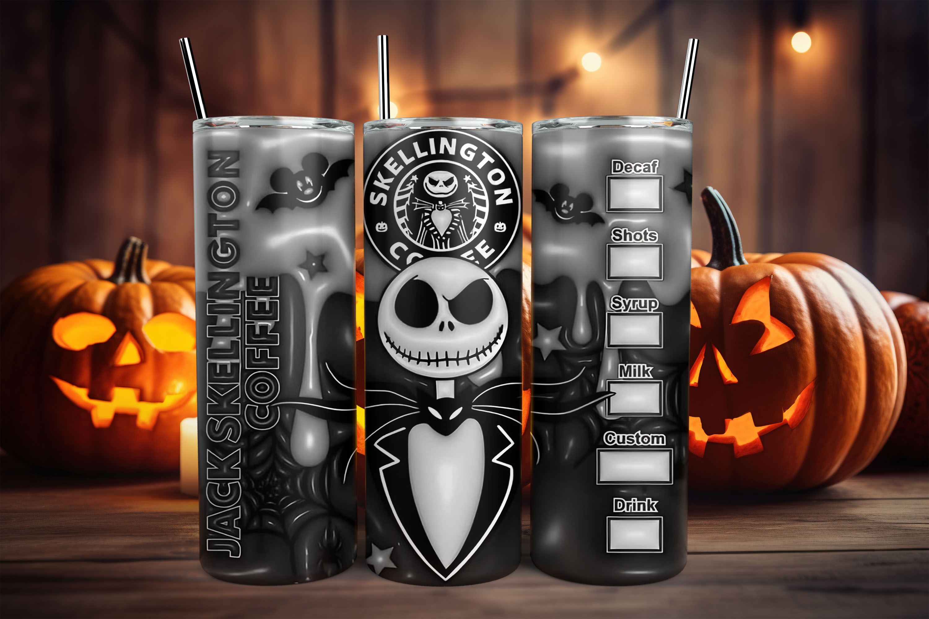 Vaso térmico Jack Skellington