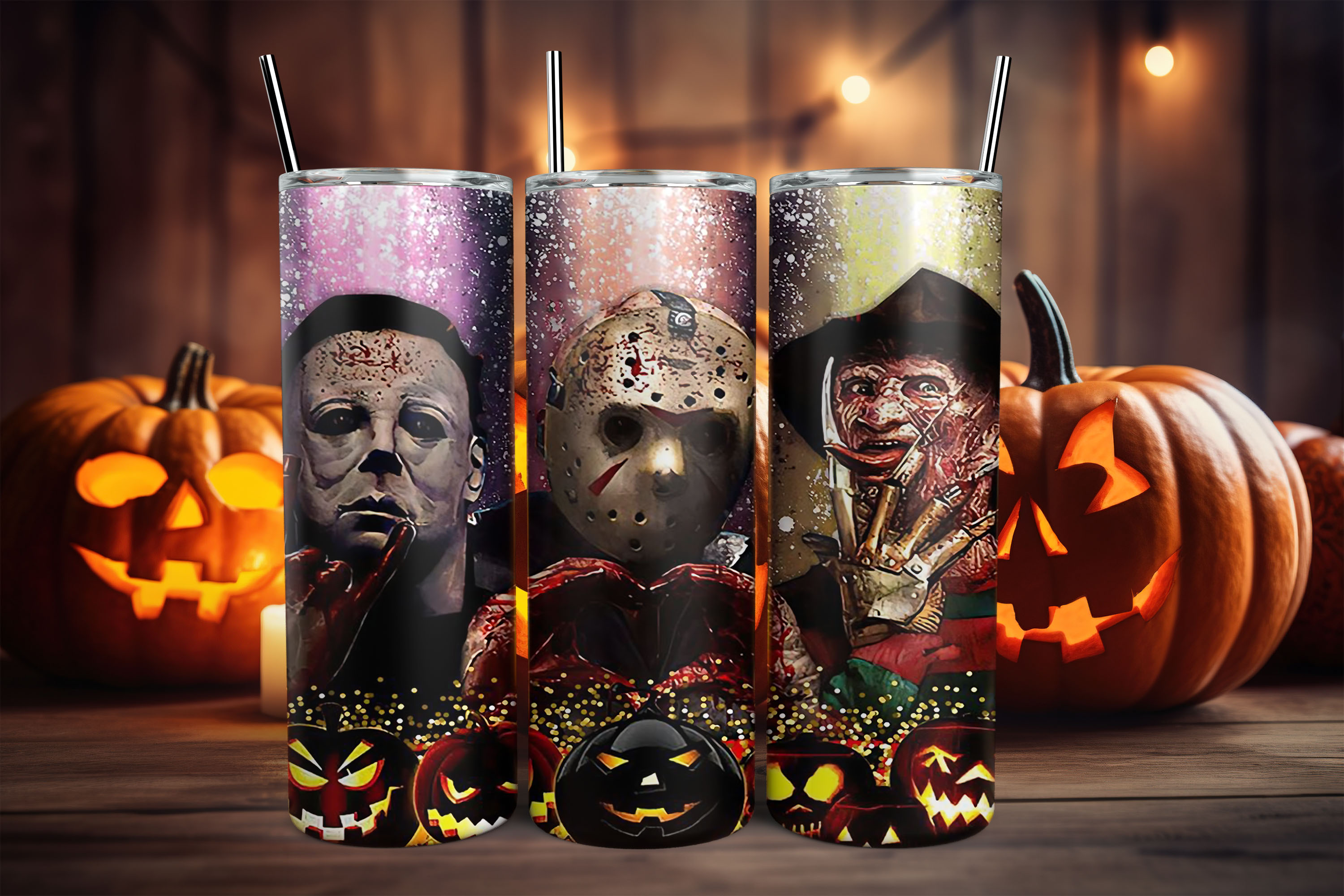 Vasos temáticos de Halloween