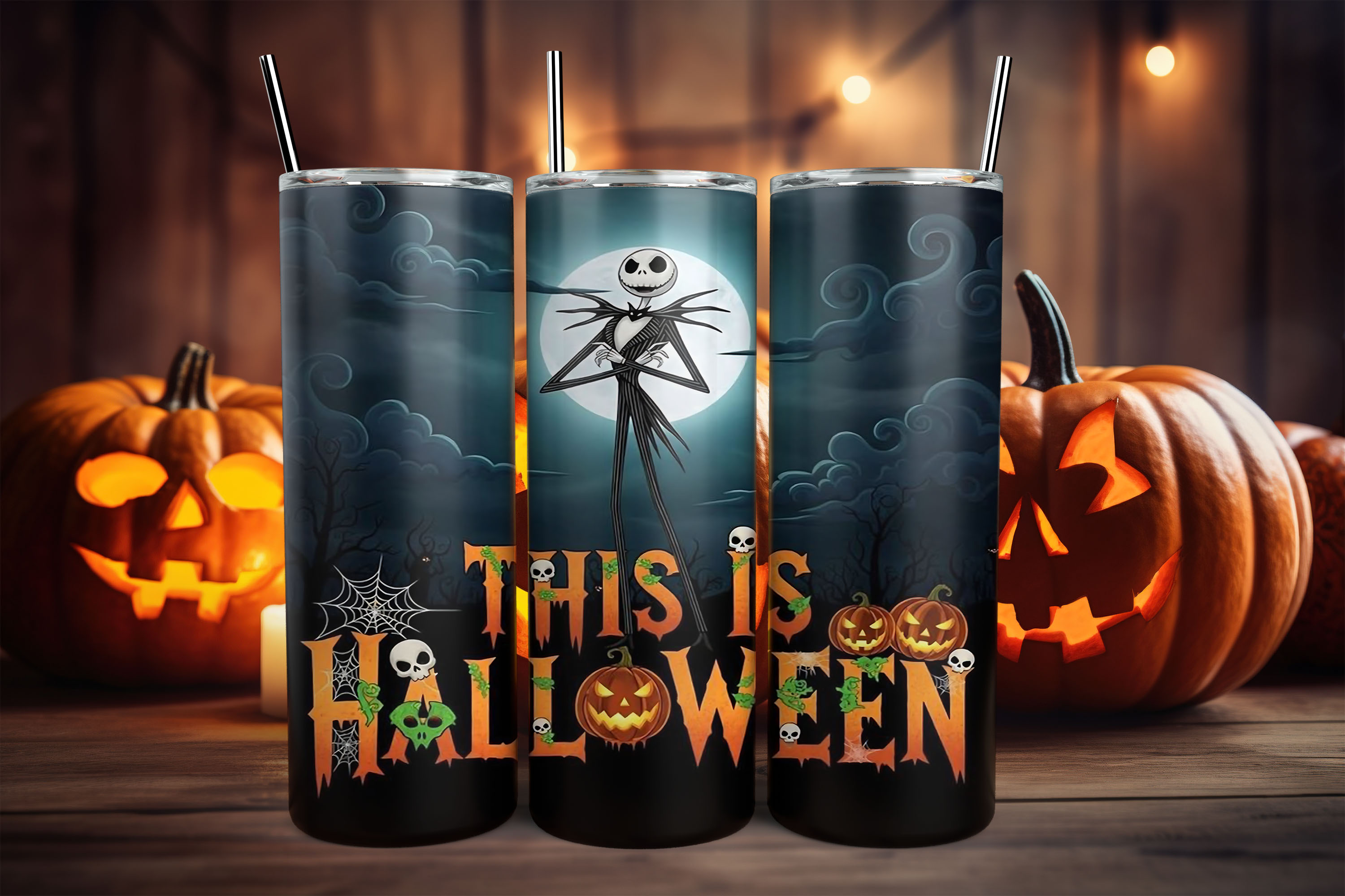 Vaso térmico Jack Skellington