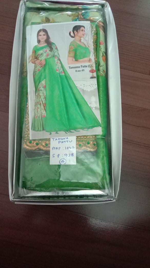 Green Traditional Saree