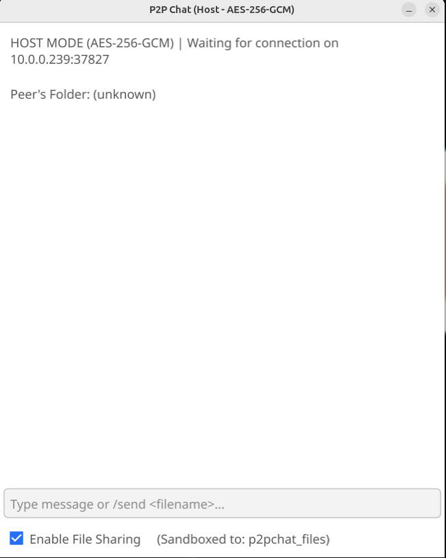 NetP2P: Private, Encrypted Peer-to-Peer Chat & File Share