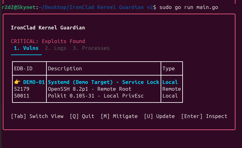 IronClad Kernel Guardian Founder's License 