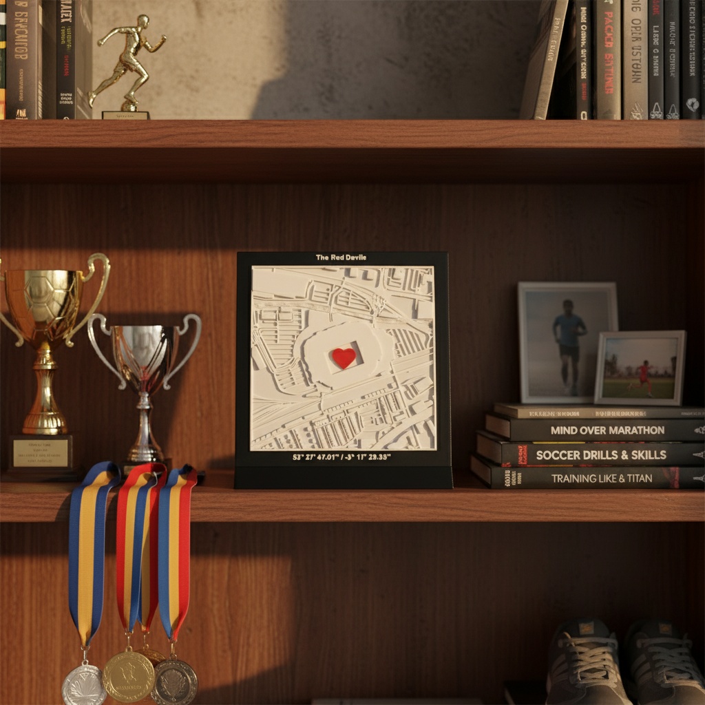  Manchester United Old Trafford Tribute - Map to my Heart