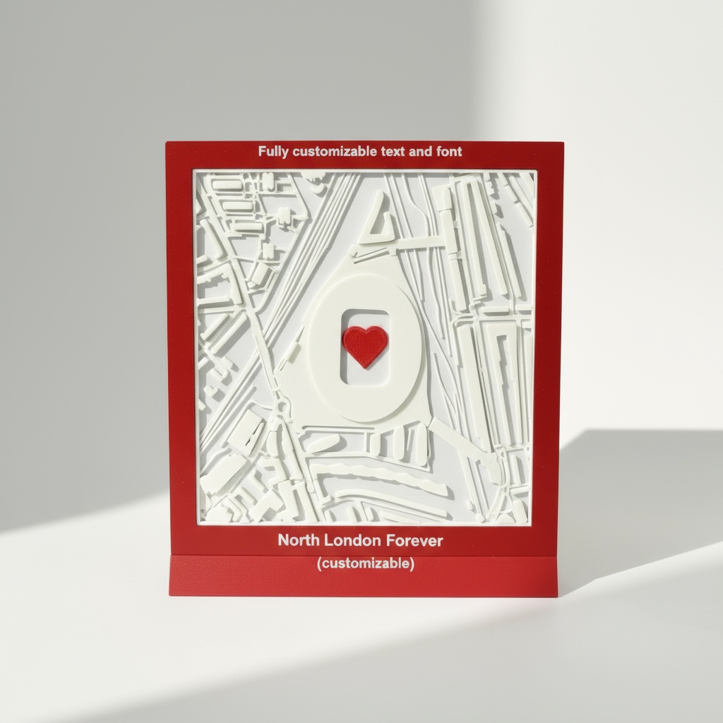Arsenal Emirates Stadium Tribute - Map to my heart