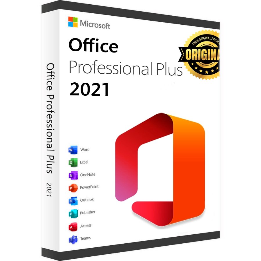 Microsoft Office 2021 Professional Plus – Activación en línea – Licencia digital de por vida