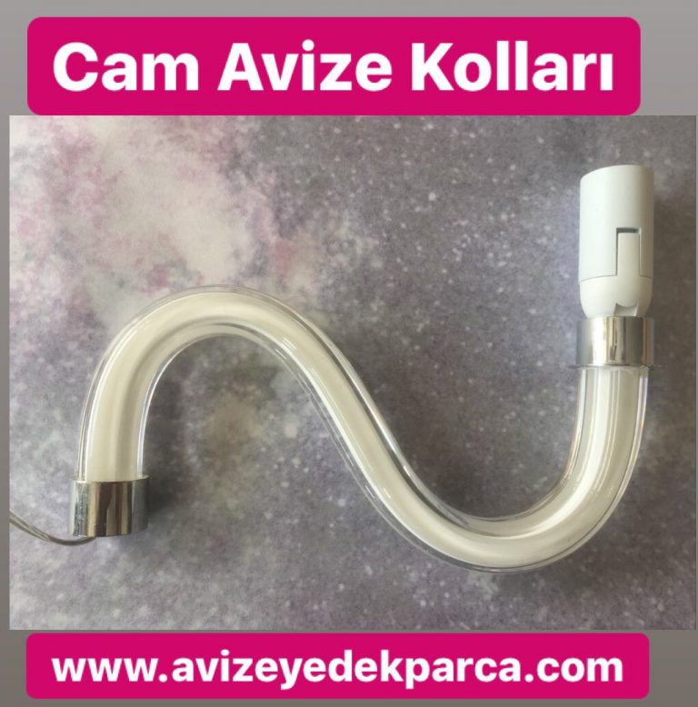Cam Avize Kolu ( Beyaz )