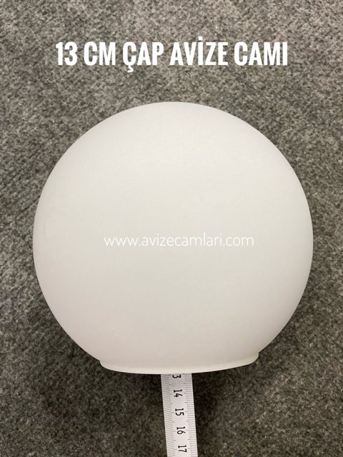 Yuvarlak Avize Camı ( 13 cm )