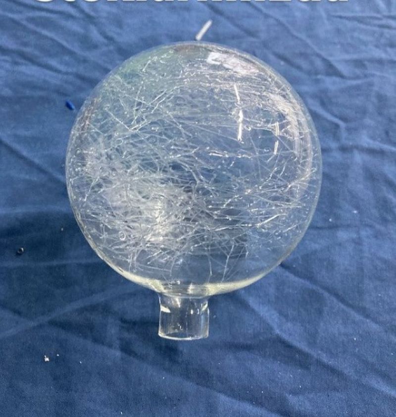 G4 Avize Camı 10 cm Çap ( Şefaf Kılçıklı )