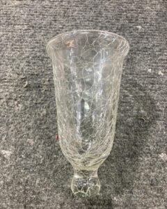 Kandil Avize Camı ( Çatlak Desen - Şeffaf )