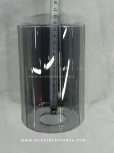 Boru Avize Camı ( Füme )