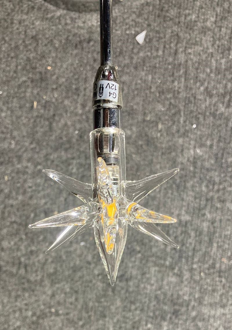 G4  Yıldız Avize Camı ( Şeffaf )