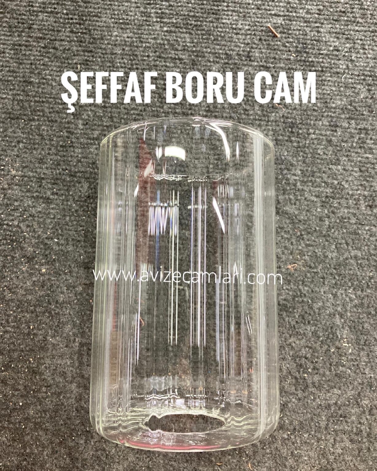 Boru Avize Camı ( Şeffaf )