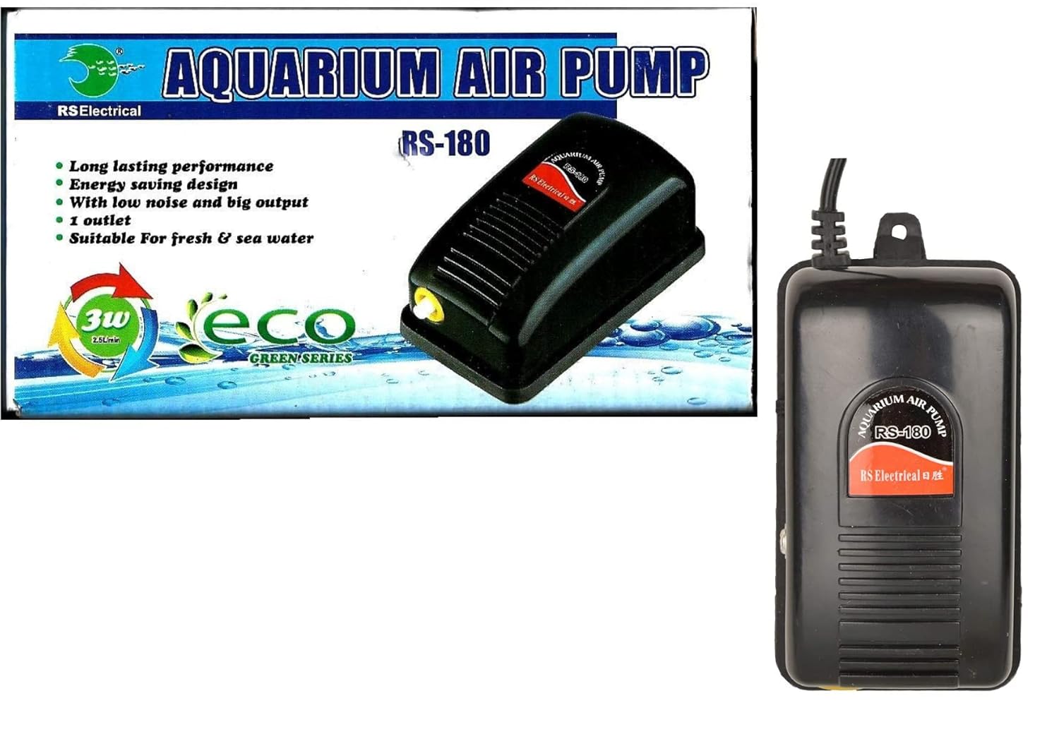 Aquarium Air Pump RS-180